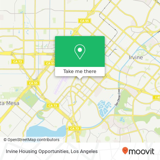 Mapa de Irvine Housing Opportunities