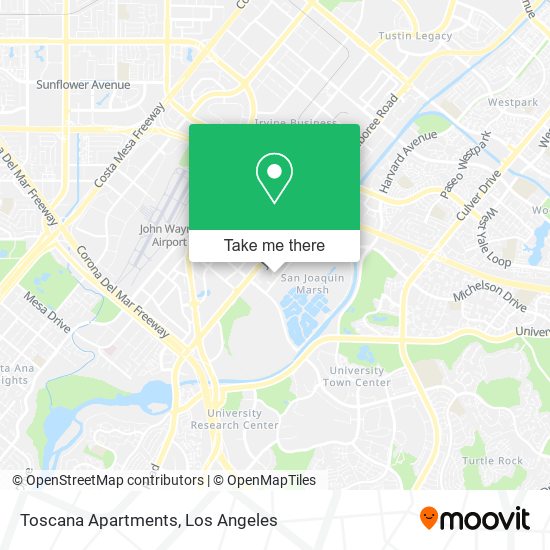 Toscana Apartments map