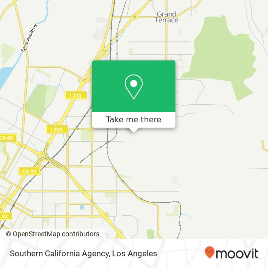 Southern California Agency map