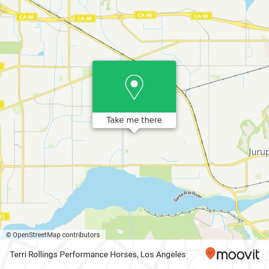 Terri Rollings Performance Horses map