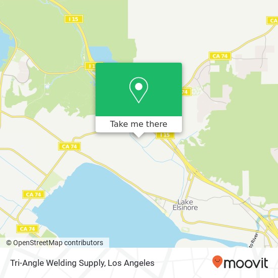 Mapa de Tri-Angle Welding Supply