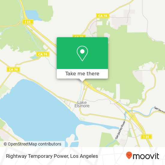 Rightway Temporary Power map
