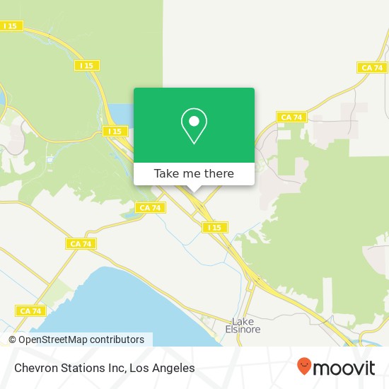 Chevron Stations Inc map