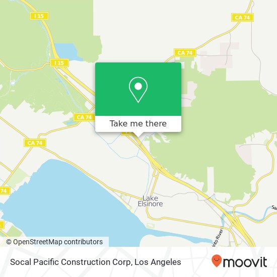 Socal Pacific Construction Corp map