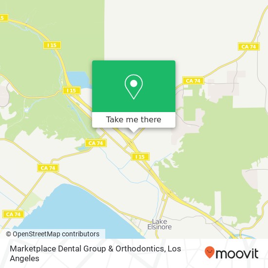 Marketplace Dental Group & Orthodontics map