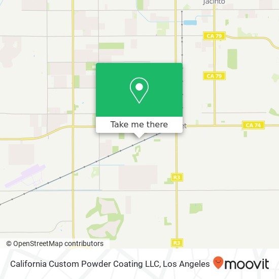 California Custom Powder Coating LLC map