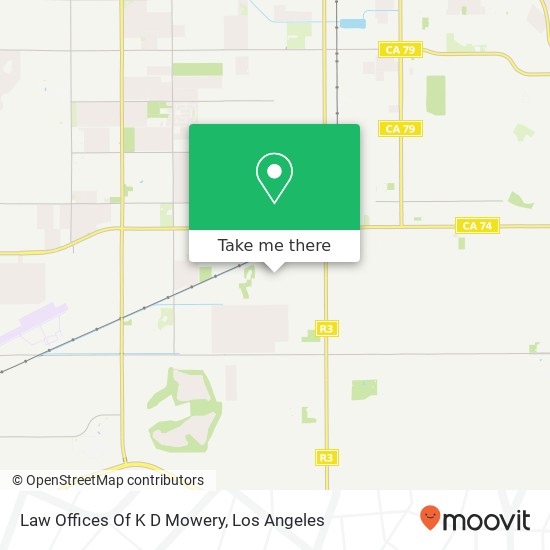 Mapa de Law Offices Of K D Mowery