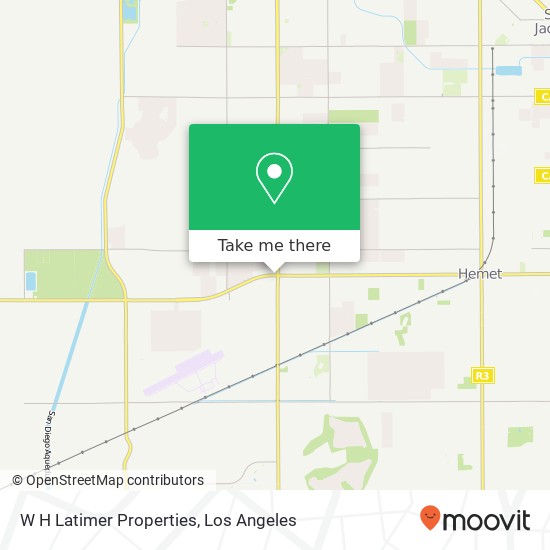 W H Latimer Properties map