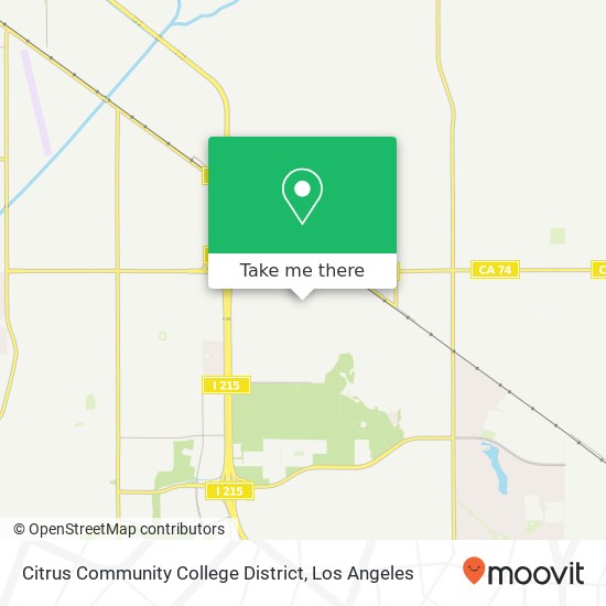 Citrus Community College District map