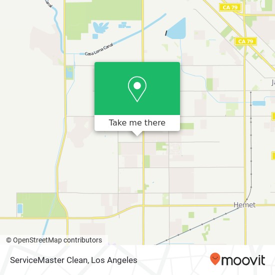 ServiceMaster Clean map