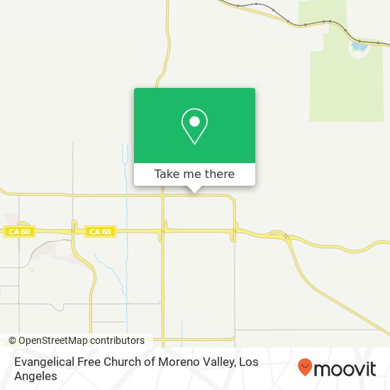 Evangelical Free Church of Moreno Valley map