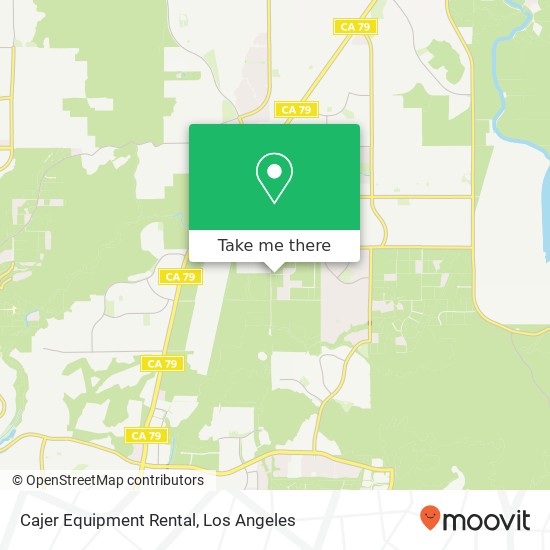 Cajer Equipment Rental map