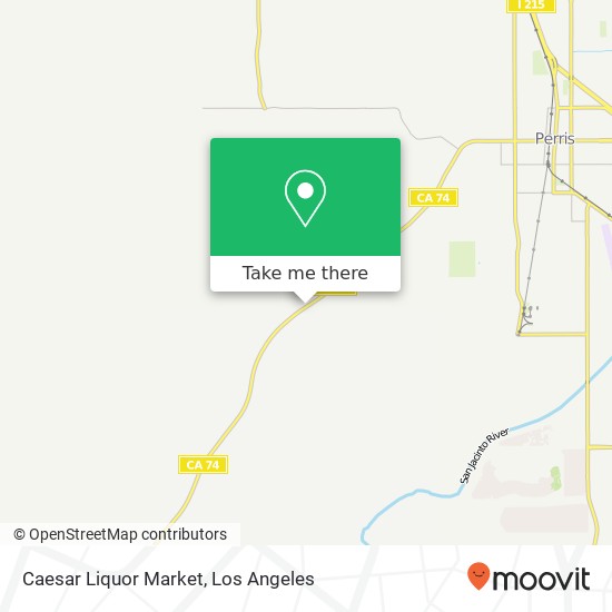 Mapa de Caesar Liquor Market