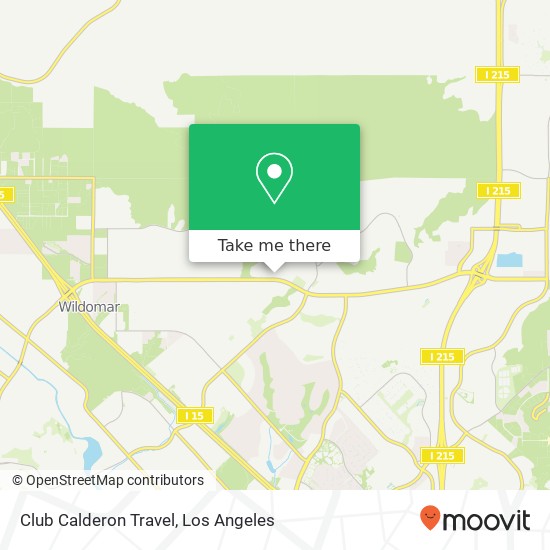 Club Calderon Travel map