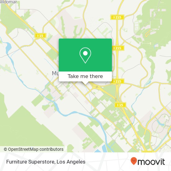 Mapa de Furniture Superstore