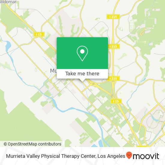 Mapa de Murrieta Valley Physical Therapy Center