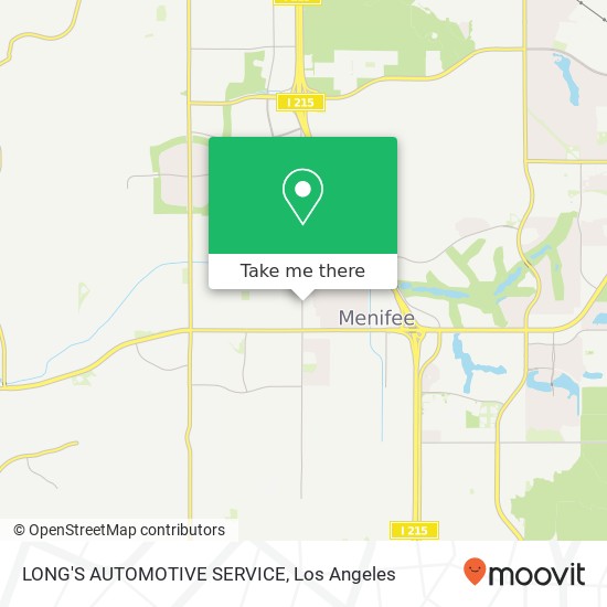 LONG'S AUTOMOTIVE SERVICE map