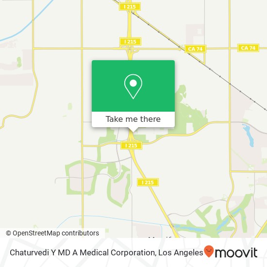Chaturvedi Y MD A Medical Corporation map
