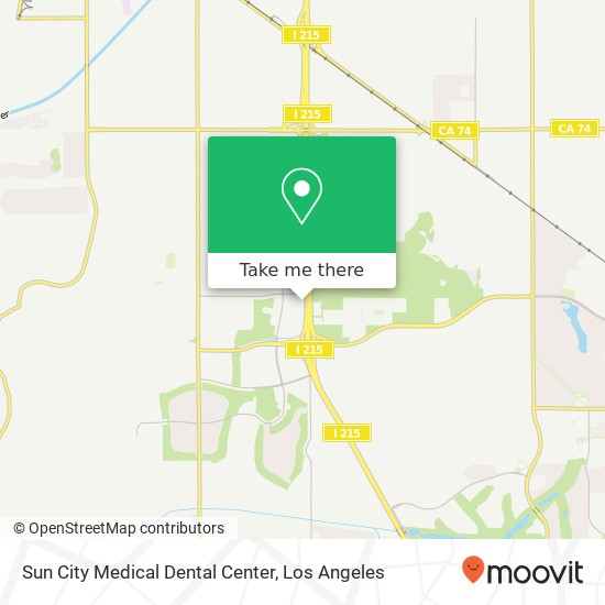 Sun City Medical Dental Center map