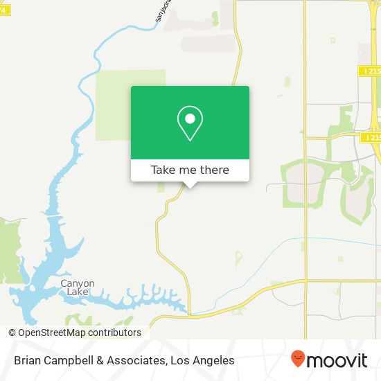 Brian Campbell & Associates map