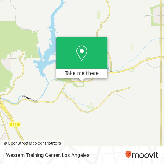 Western Training Center map