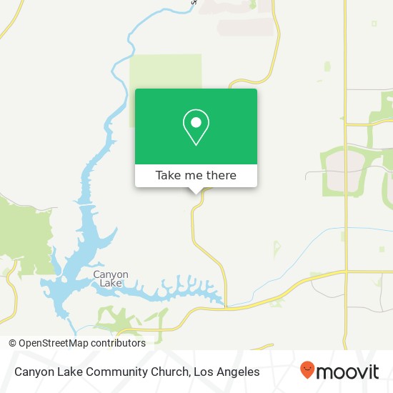 Canyon Lake Community Church map