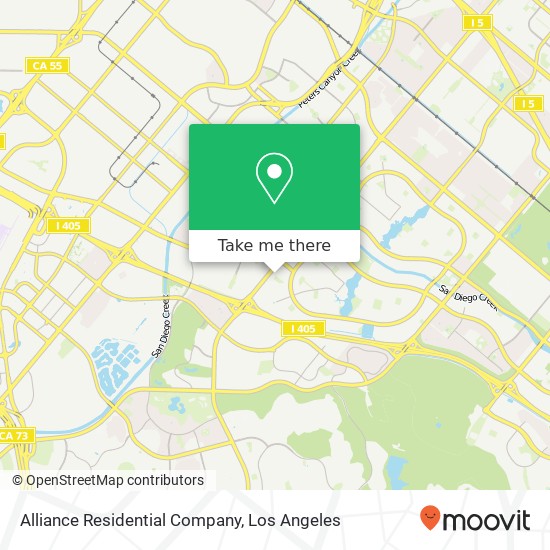Alliance Residential Company map