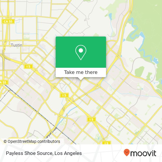 Mapa de Payless Shoe Source