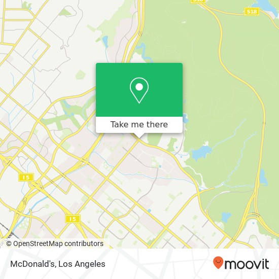 McDonald's map