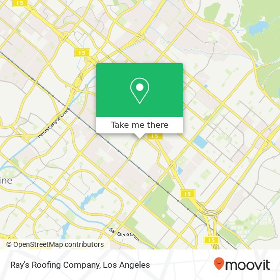 Ray's Roofing Company map