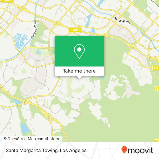 Santa Margarita Towing map