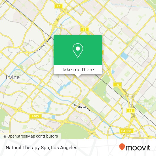 Natural Therapy Spa map