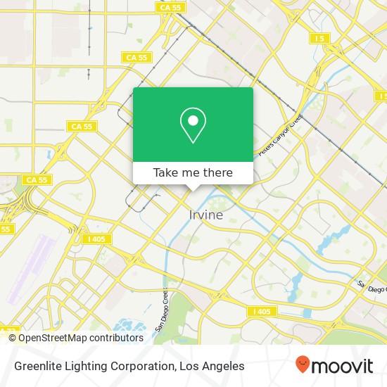 Mapa de Greenlite Lighting Corporation