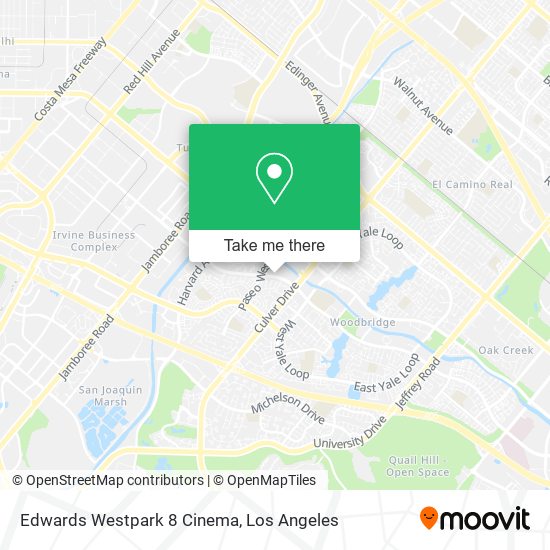Mapa de Edwards Westpark 8 Cinema