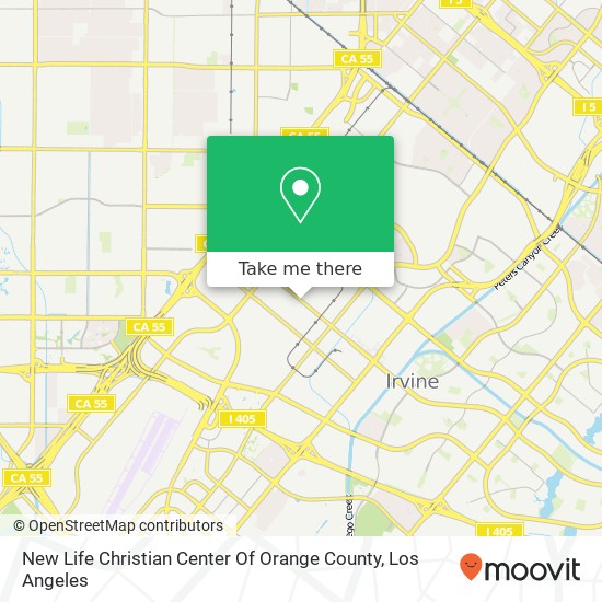New Life Christian Center Of Orange County map