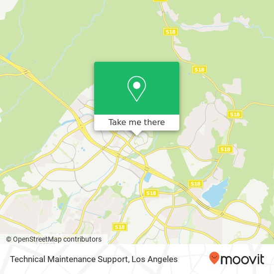 Technical Maintenance Support map