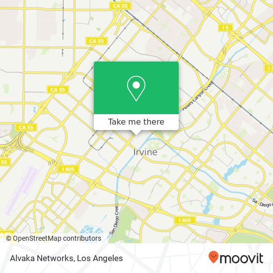 Mapa de Alvaka Networks