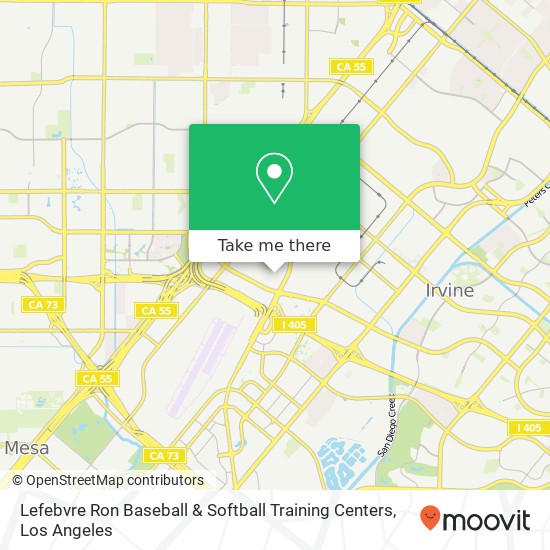 Lefebvre Ron Baseball & Softball Training Centers map