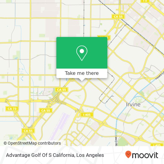 Advantage Golf Of S California map