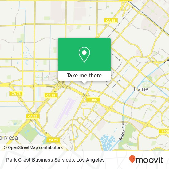 Mapa de Park Crest Business Services