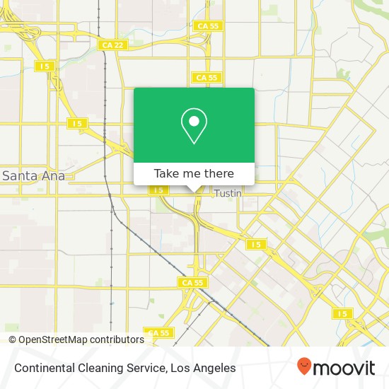 Mapa de Continental Cleaning Service