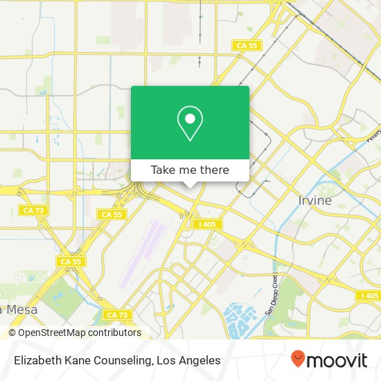 Elizabeth Kane Counseling map