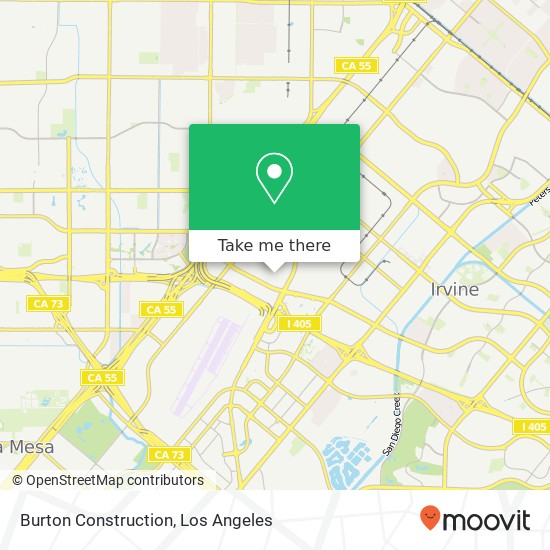 Mapa de Burton Construction