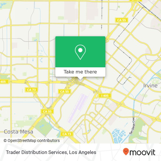 Trader Distribution Services map