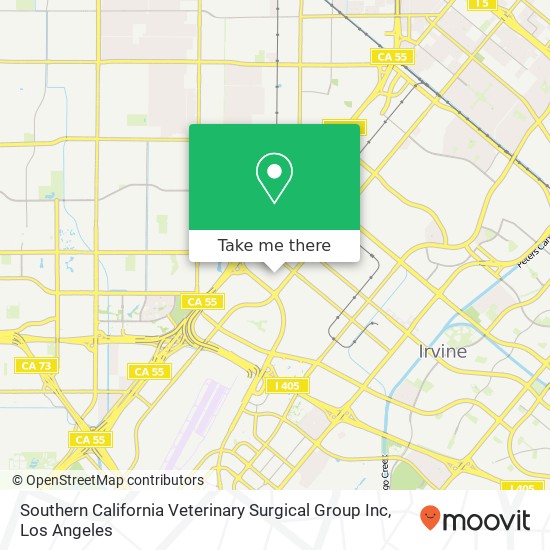Mapa de Southern California Veterinary Surgical Group Inc