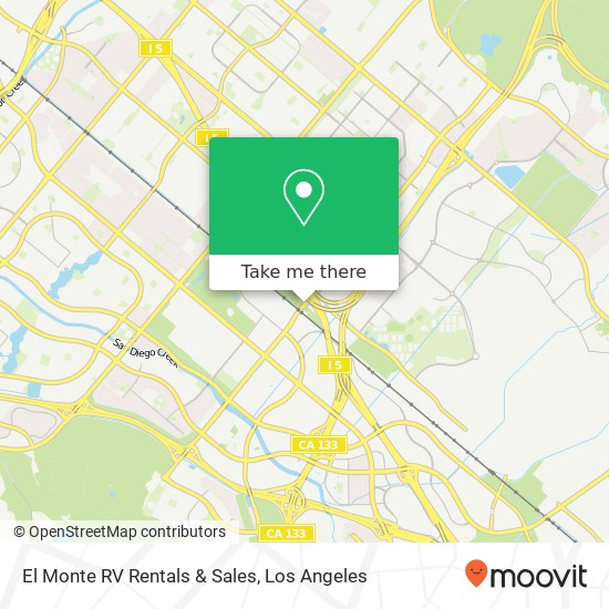 El Monte RV Rentals & Sales map