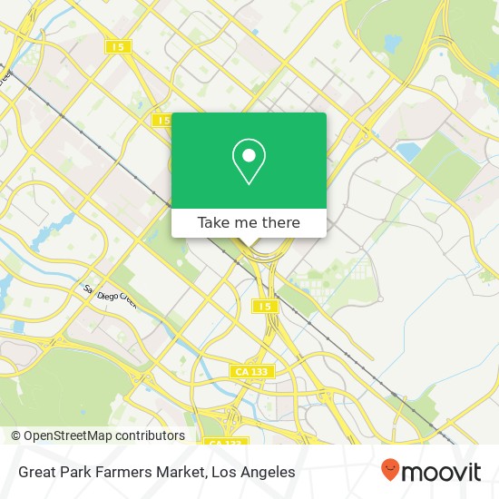 Great Park Farmers Market map