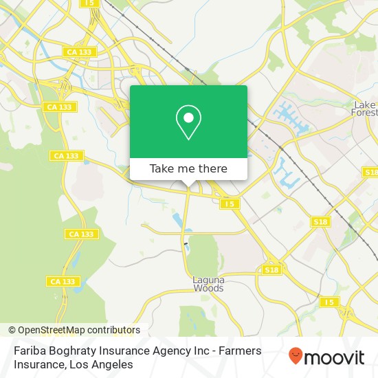 Fariba Boghraty Insurance Agency Inc - Farmers Insurance map