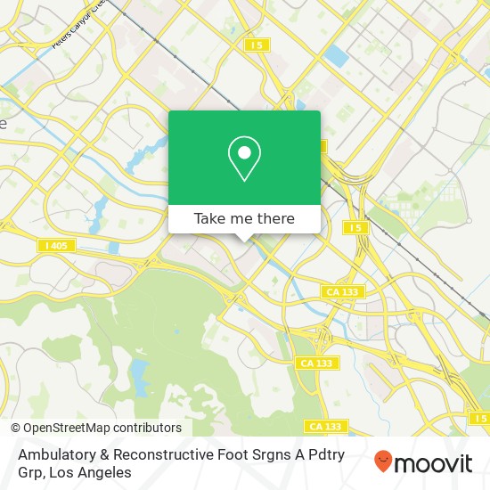 Mapa de Ambulatory & Reconstructive Foot Srgns A Pdtry Grp