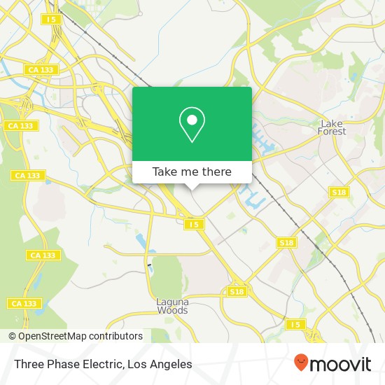 Mapa de Three Phase Electric